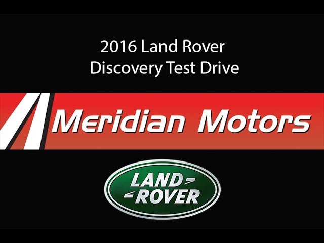 Meridian Motors - Land Rover Discovery Test Drive