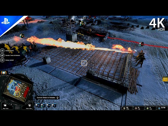 No Surrender! Intense 4v4 Winter Line Battle Continues – Company of Heroes 3