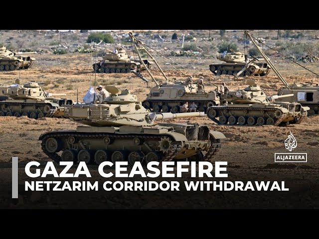 Israeli military begins withdrawal from Netzarim Corridor in Gaza