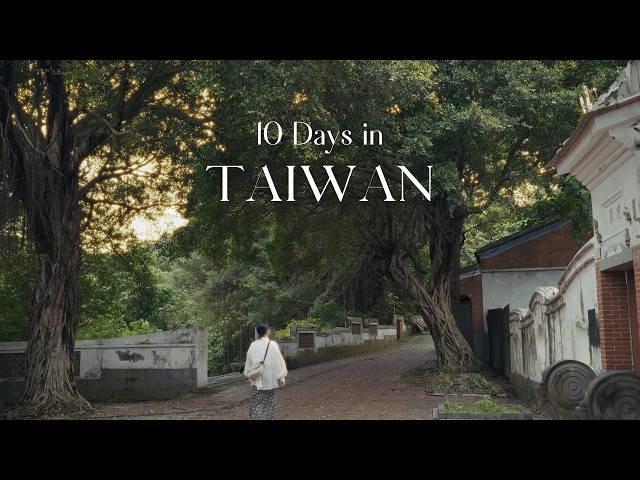 10 Days in Taiwan 🇹🇼 Taipei, Juifen, Sun Moon Lake, Taichung | Taiwan Travel Vlog