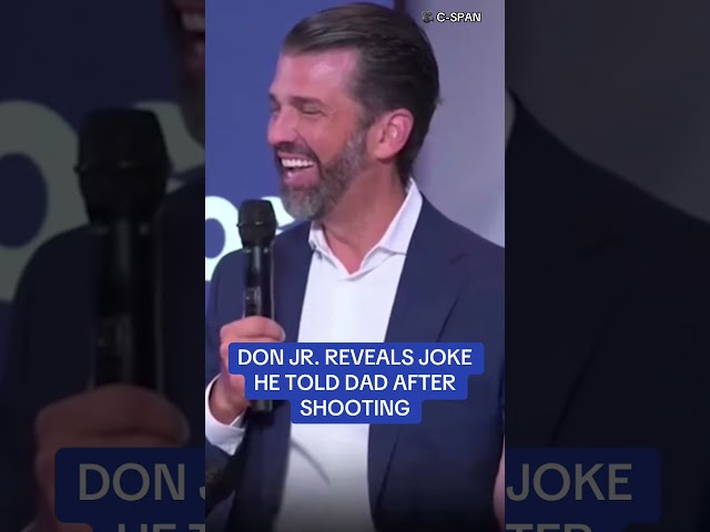 Donald Trump Jr. reveals joke he told dad after shooting