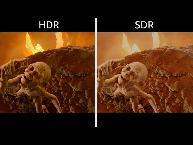 The Lord of the Rings: The Return of the King HDR vs SDR Comparison