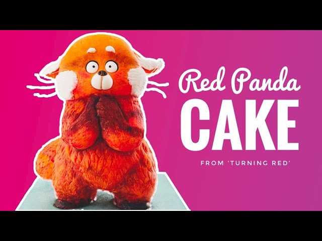 Turning Red Cake! | Cute Red Panda