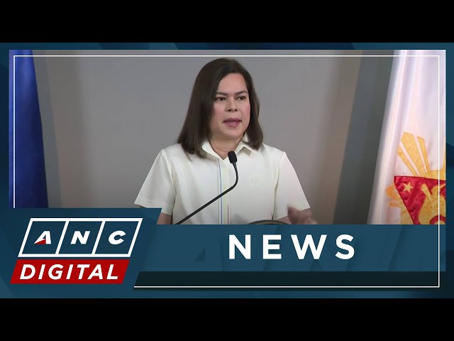 FULL: PH Vice President Sara Duterte holds press conference on House impeachment | ANC