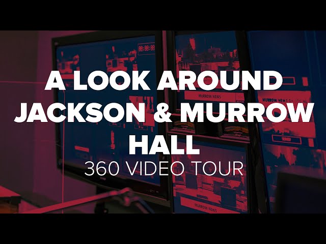 A Look Around Jackson Hall and Murrow Hall (Murrow College of Communication at WSU) - 360 Video Tour