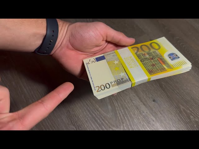 Top quality €200 Euro Prop Money Review!