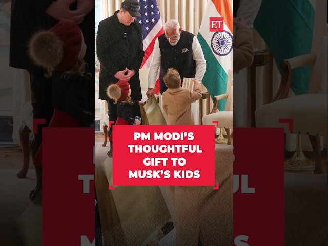 PM Modi Gifts Elon Musk's Children Iconic Books: The Crescent Moon, RK Narayan & Panchatantra