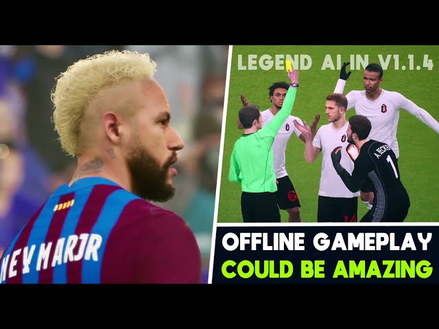 eFootball 2022 | Offline has BIG Potential - LEGEND Difficulty & AI Thoughts