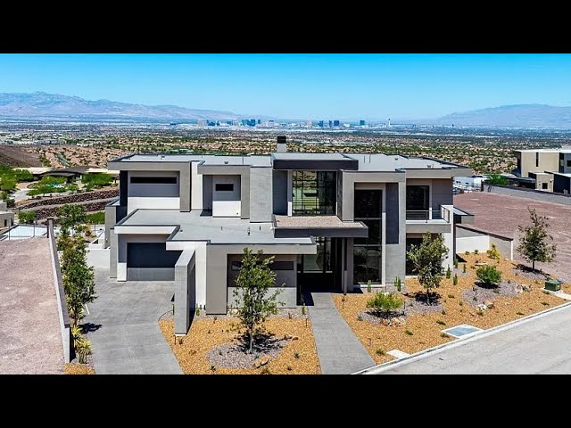 Touring $10.3M Custom Modern Mansion in Ascaya (Henderson, NV)