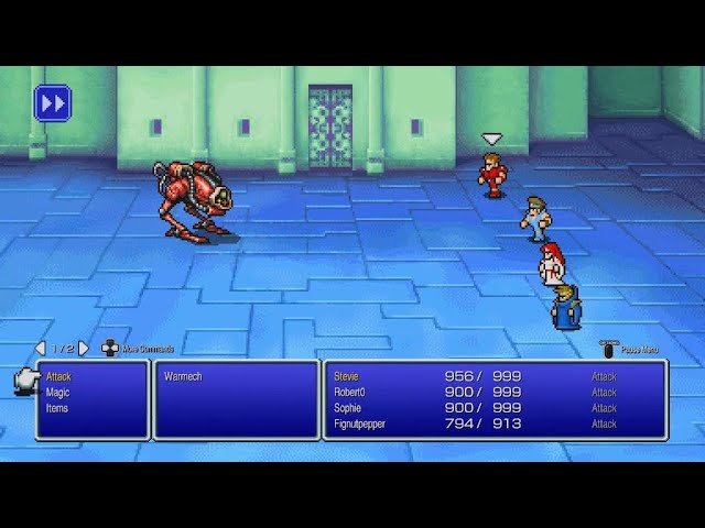 Final Fantasy I Pixel Remaster - Warmech Secret Boss Battle