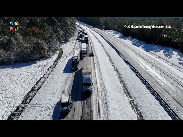 Historic Winter Storm Aftermath In Panama City Beach, Florida #FLWX