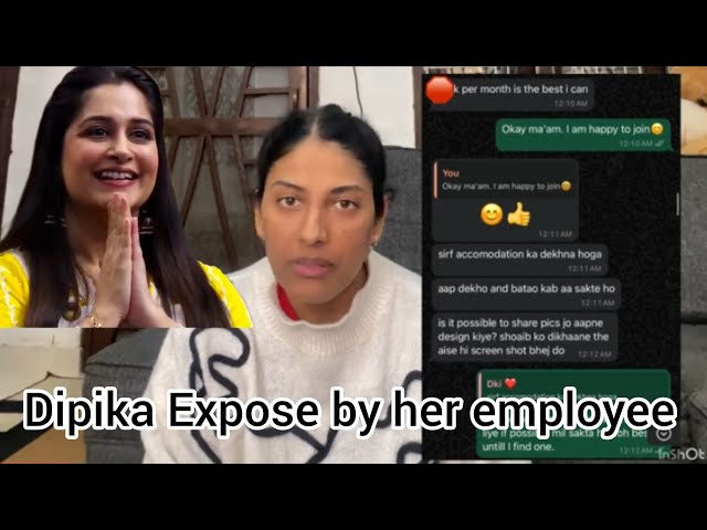 Dipika Ibrahim expose by Label Dki employee Shocking Reality dipika ki duniya Saba ka jahan