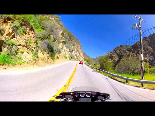 360 VIDEO: Motorcycle Ride in Malibu, CA