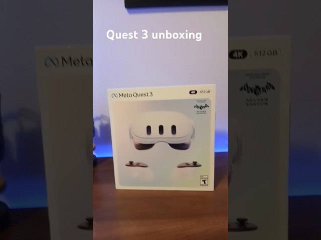 Quest 3 unboxing #metaquest3 #vr #meta