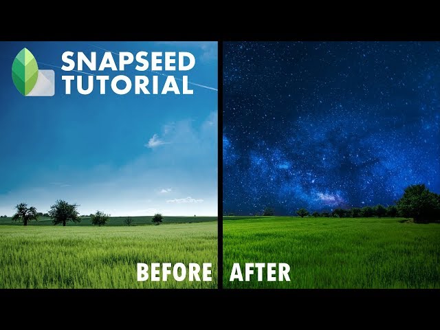 Snapseed - Changing the Image from Day to Night | Double Exposure | Android | iPhone