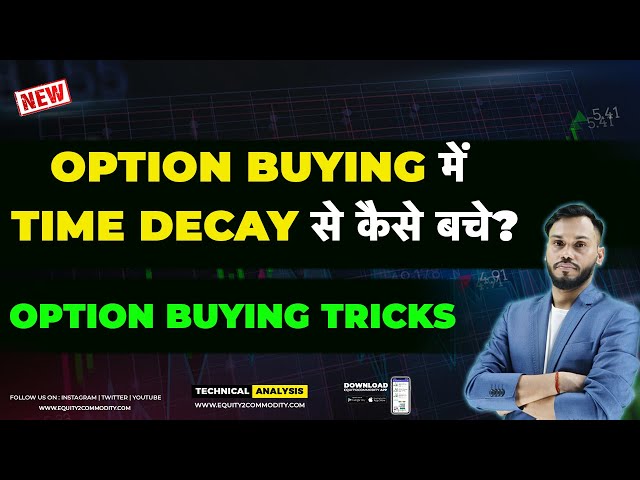 OPTION BUYING में TIME DECAY से कैसे बचे? | OPTION BUYERS कैसे TRAP होते है?| OPTION BUYING STRATEGY