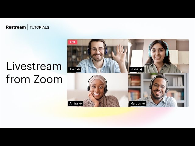 How to Live Stream Zoom Meetings