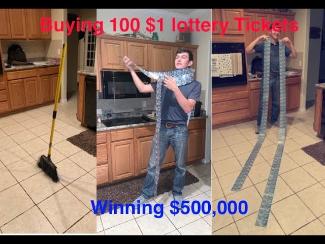 BUYING 100 $1 LOTTERY TICKETS // WINNING $500,000