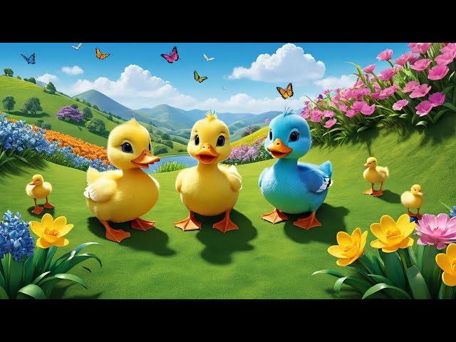 Five Little Ducks | Counting Song for Kids | Fun Sing-Along Nursery Rhyme