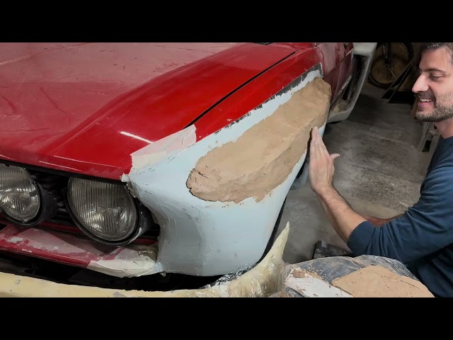 Clay modeling wide body for my bmw e28