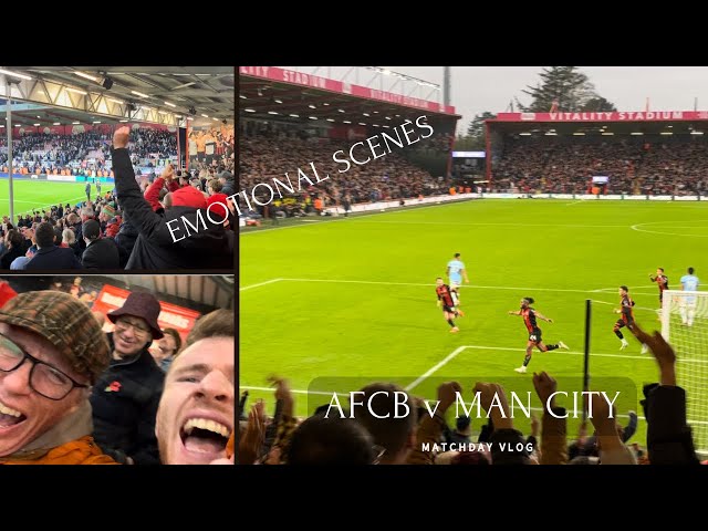 CITY STUNNED BY HISTORY MAKING CHERRIES: AFC BOURNEMOUTH V MANCHESTER CITY MATCHDAY VLOG