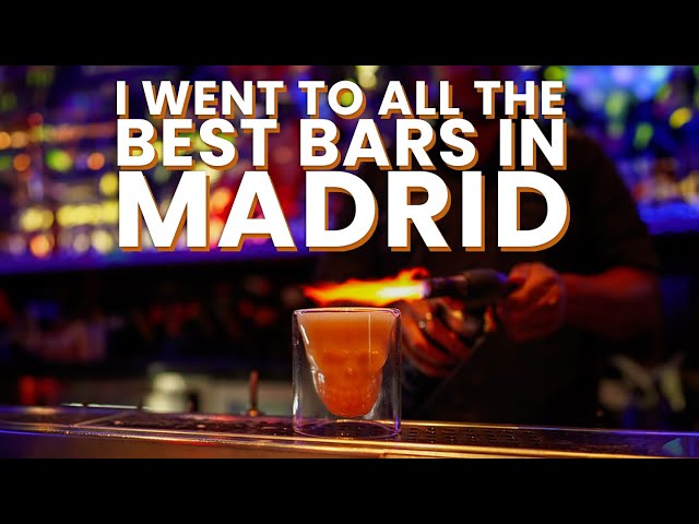 I Went To All The Best Bars In Madrid