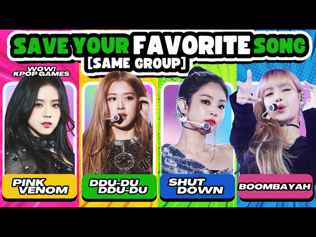 SAVE YOUR FAVORITE KPOP SONG ✅ | SAVE 1 DROP 3 | WOW KPOP GAMES | KPOP QUIZ 2024