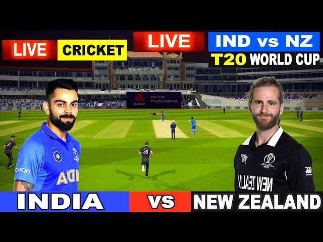 New Zealand vs India live score with commentary