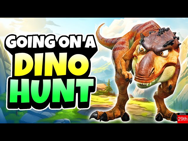 Going on a Dinosaur Hunt | T-rex Chase | Brain Break for Kids | Danny Go | Freeze Dance