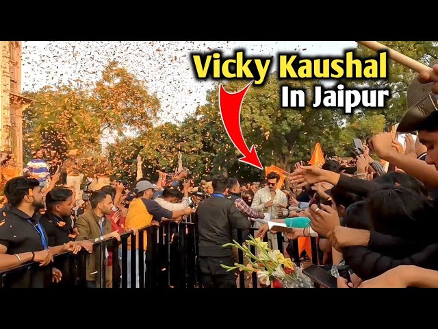 Bollywood actor Vicky Kaushal In Jaipur | विक्की कौशल आया जयपुर में Full Vlog #vickykaushal