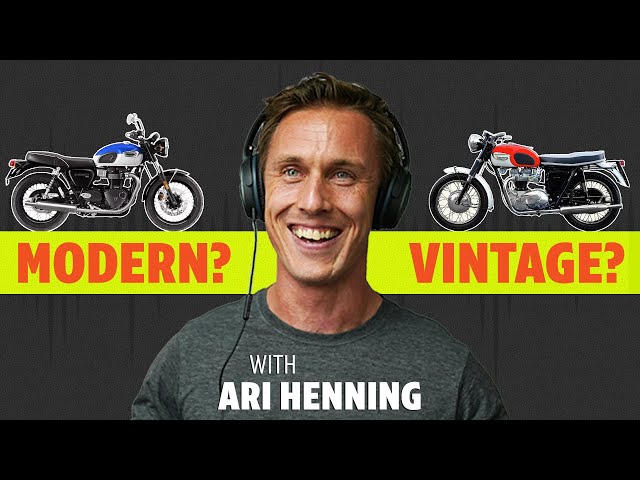 Motorcycles - Vintage vs Modern with Ari Henning | Highside/Lowside Clip