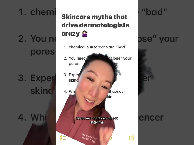 Not everything on social media is true! #skincaremyths #skincare #chemicalsunscreens #sunscreen