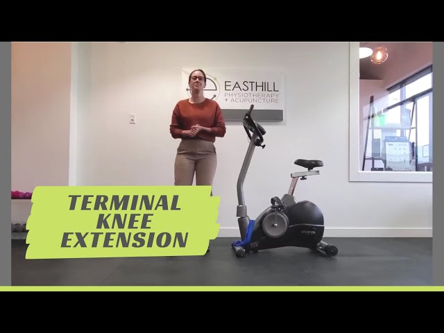 Exercise of the Week | Terminal Knee Extension | Easthill Physiotherapy