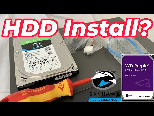 How To Install A Hard Drive In A HikVision NVR NEW