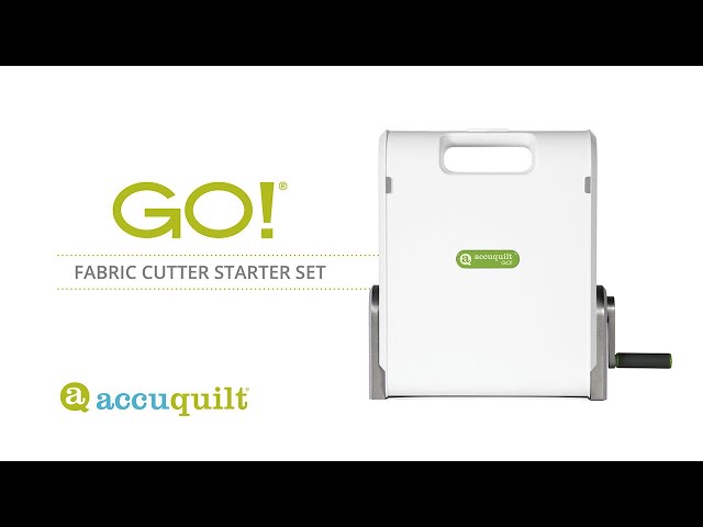 Meet the AccuQuilt GO! Starter Set Fabric Cutter