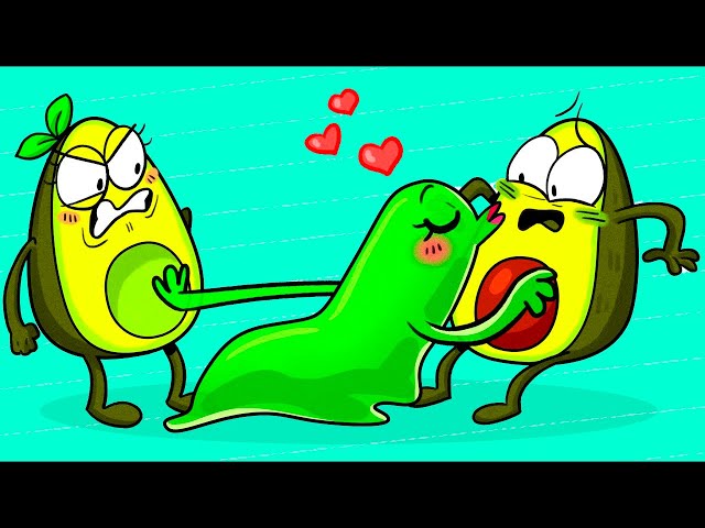 SLIME COMES ALIVE || Hilarious TikTok Pranks || Avocado Couple New Cartoons