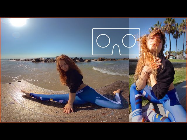 VR 180 3D Breakdancer Gulay Venice Beach Part 2