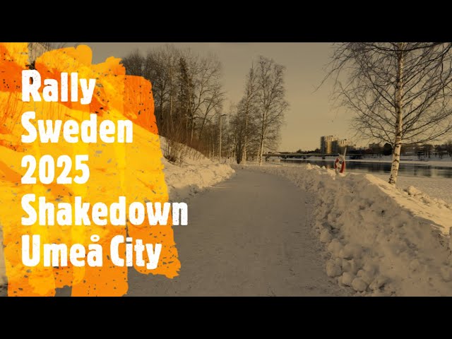 WRC Rally Sweden 2025 - Shakedown - Umeå City