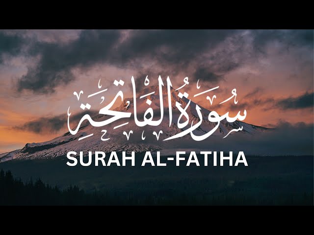 Beautiful Recitation Of Surah Al-fatihah