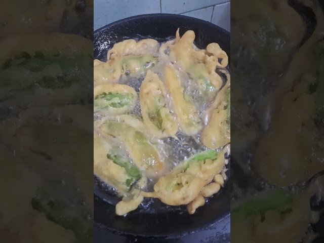 #food cooking evg snack tym mirchi bajji like,share, subscribe