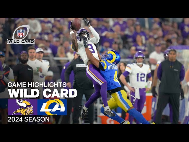 Minnesota Vikings vs. Los Angeles Rams Game Highlights | Wild Card NFL 2024 Season