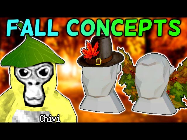 Gorilla Tag Fall Cosmetics Concepts