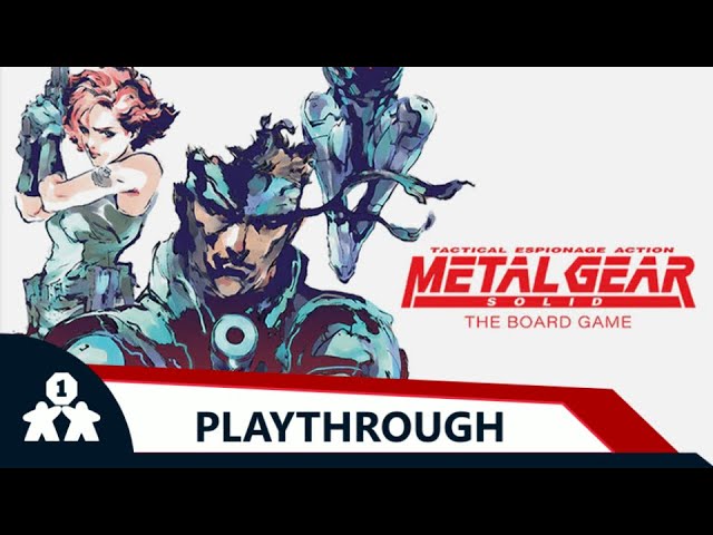 Metal Gear Solid: the Board Game playthrough (review copy provided)