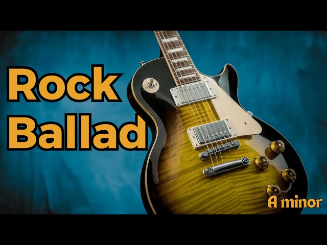 Rock Ballad  Dreamy Backing Track in Am