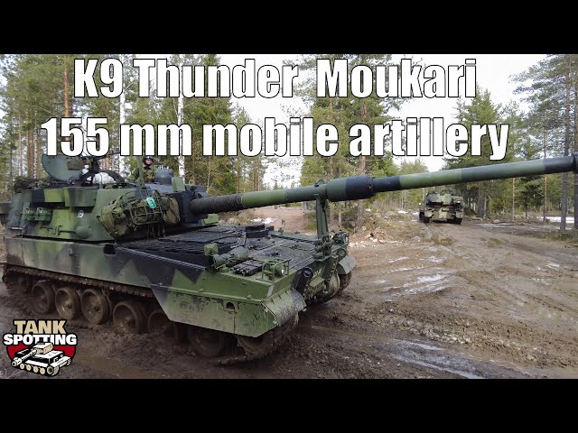 K9 Thunder Moukari Howitzers Artillery Mission - Arrival, Shoot and Depart In 10 Minutes [4K]