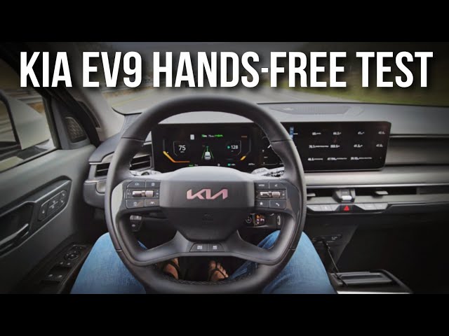 Kia EV9 Hands-Free Driving Test! How Long Can It Go?