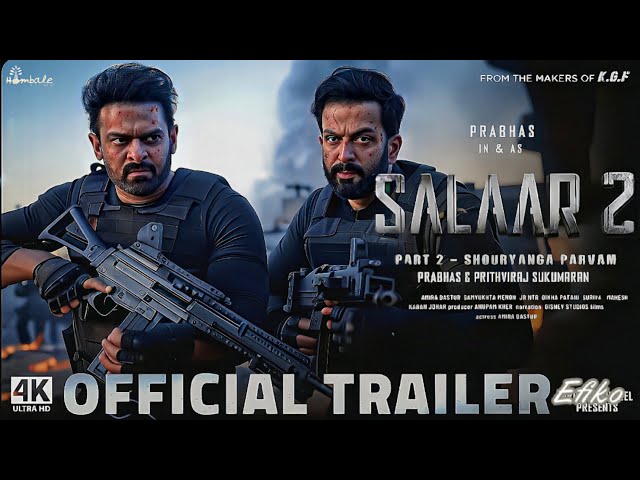 Salaar: Part 2 - Shouryanga Parvam | Official Trailer | Prabhas | Prashanth Neel | Prithviraj S |