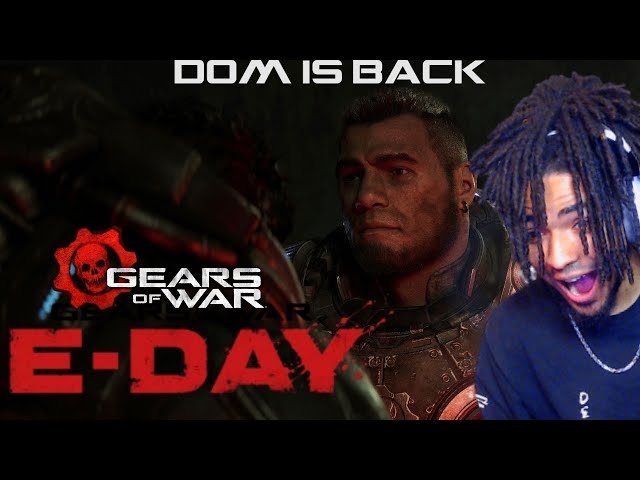 DK Reacts - Gears of War: E-Day Xbox Showcase Trailer DOM IS BACK!!!!