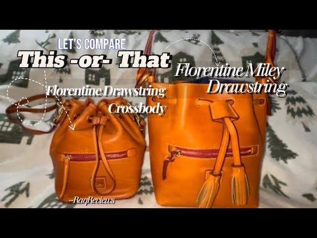 Dooney & Bourke | Large Florentine Bag Bucket Bag -vs- Small Florentine Drawstring Bag | RaqReviews