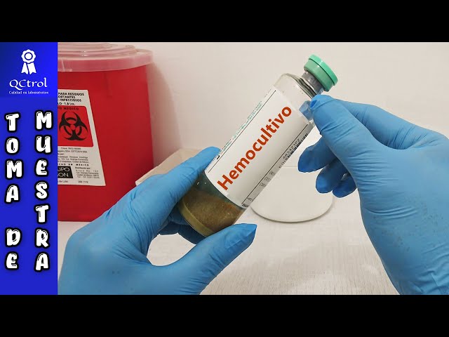 How to take a blood culture with a syringe